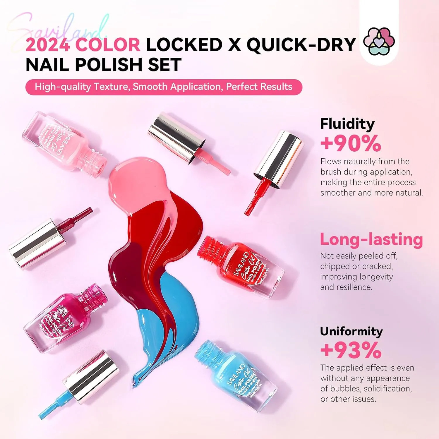 20 Colors Classic Nail Polish Set Starter