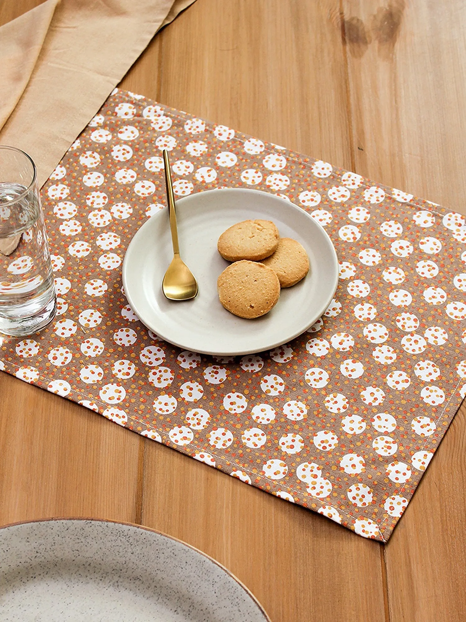 Anuswara - Set Of 2 Placemats (Rust)