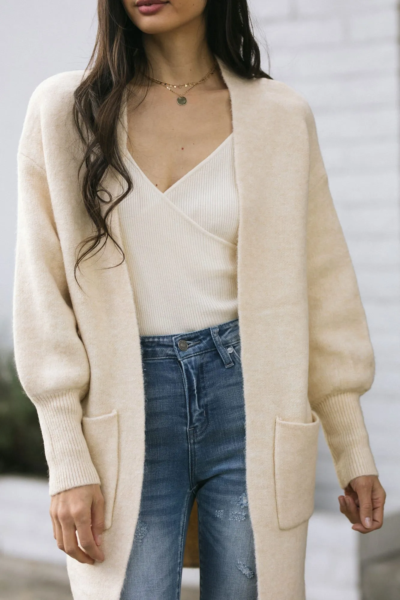 Bailey Puff Sleeve Cardigan