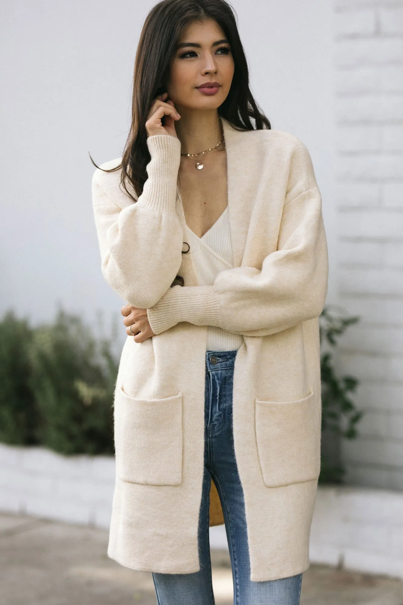 Bailey Puff Sleeve Cardigan