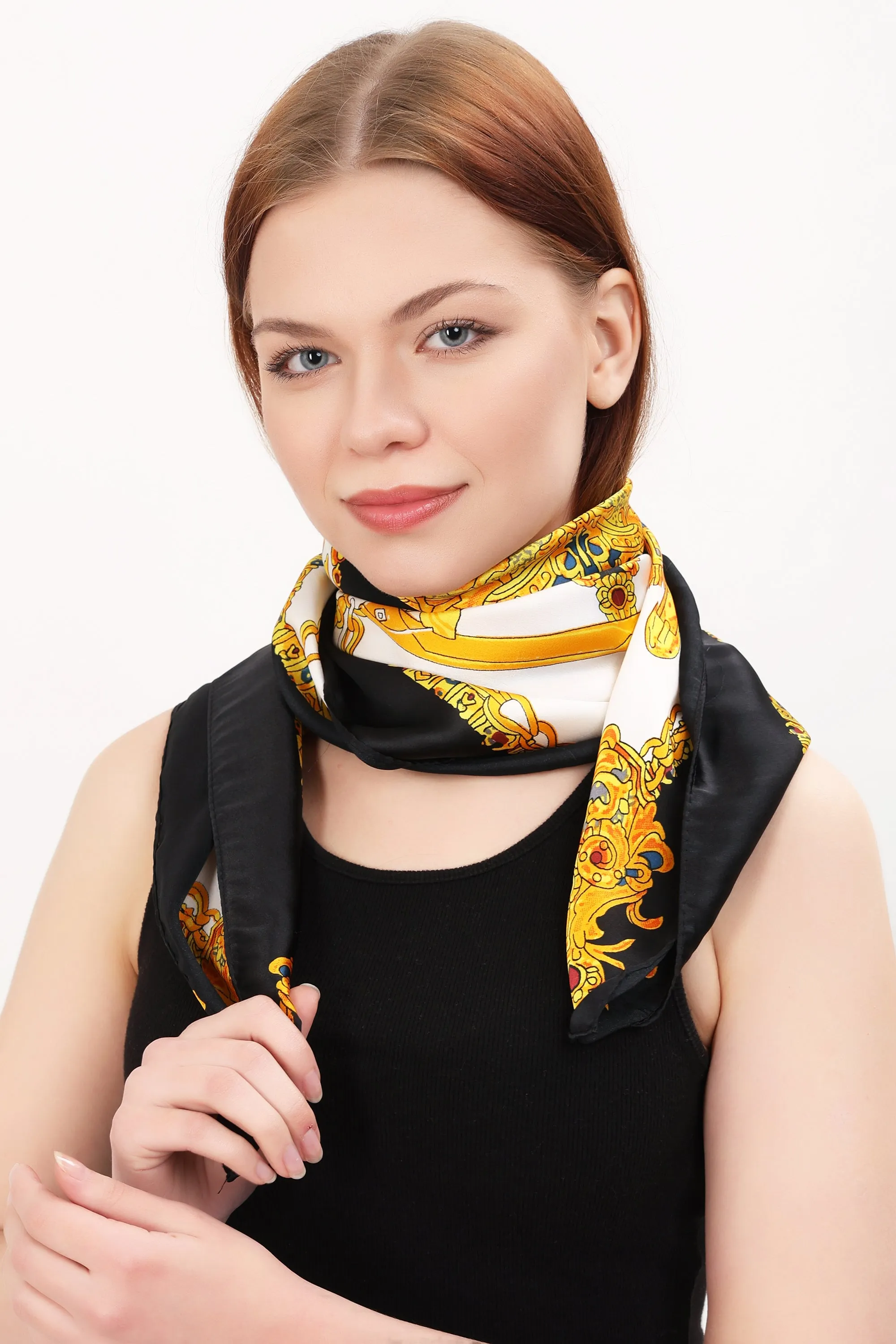 Beautiful luxurious satin scarf Satin Scarf Neck Head Wrap