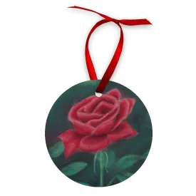 Beauty of Rose ~ Wood Ornament