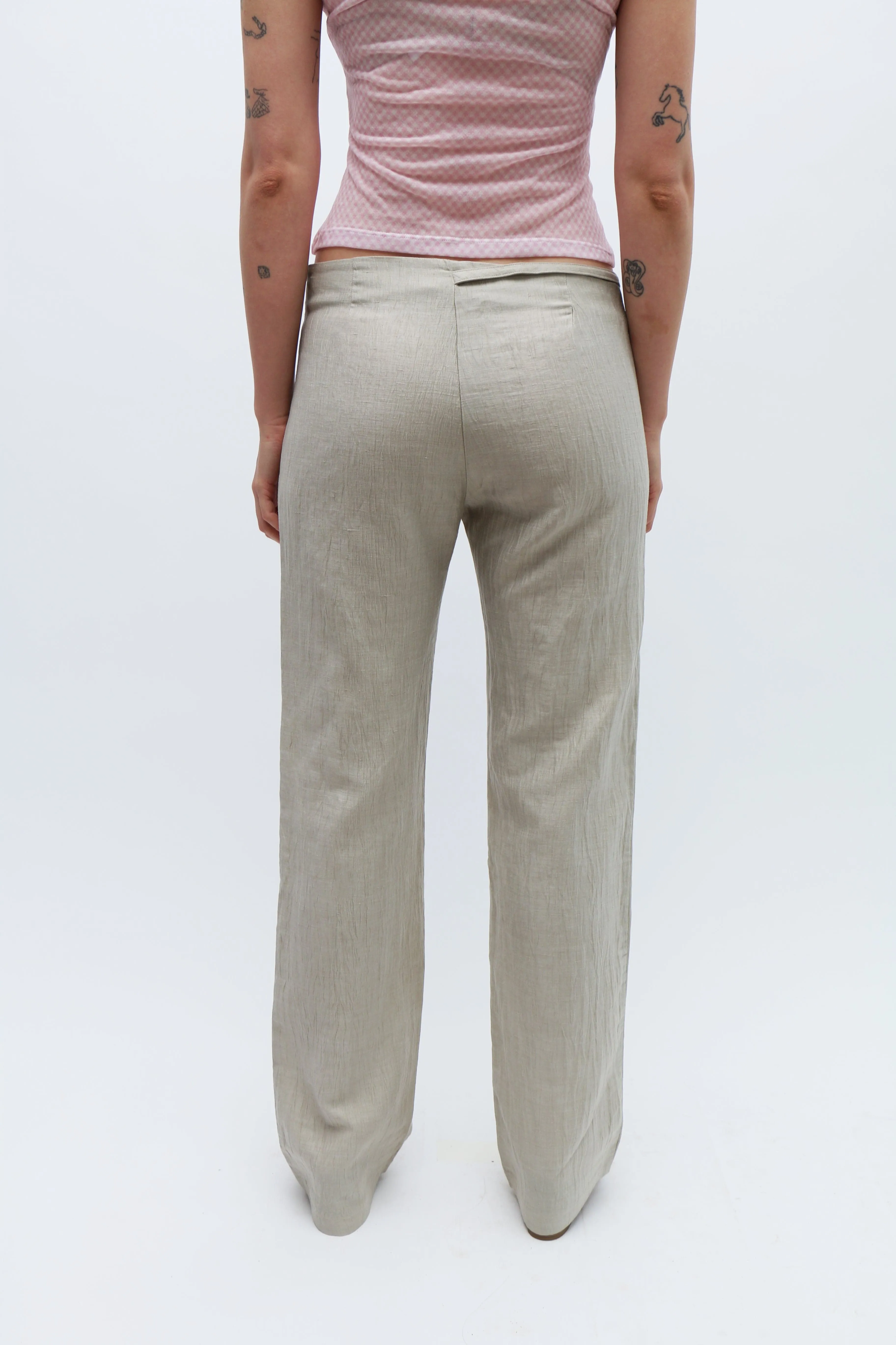 Beige Nico Trousers