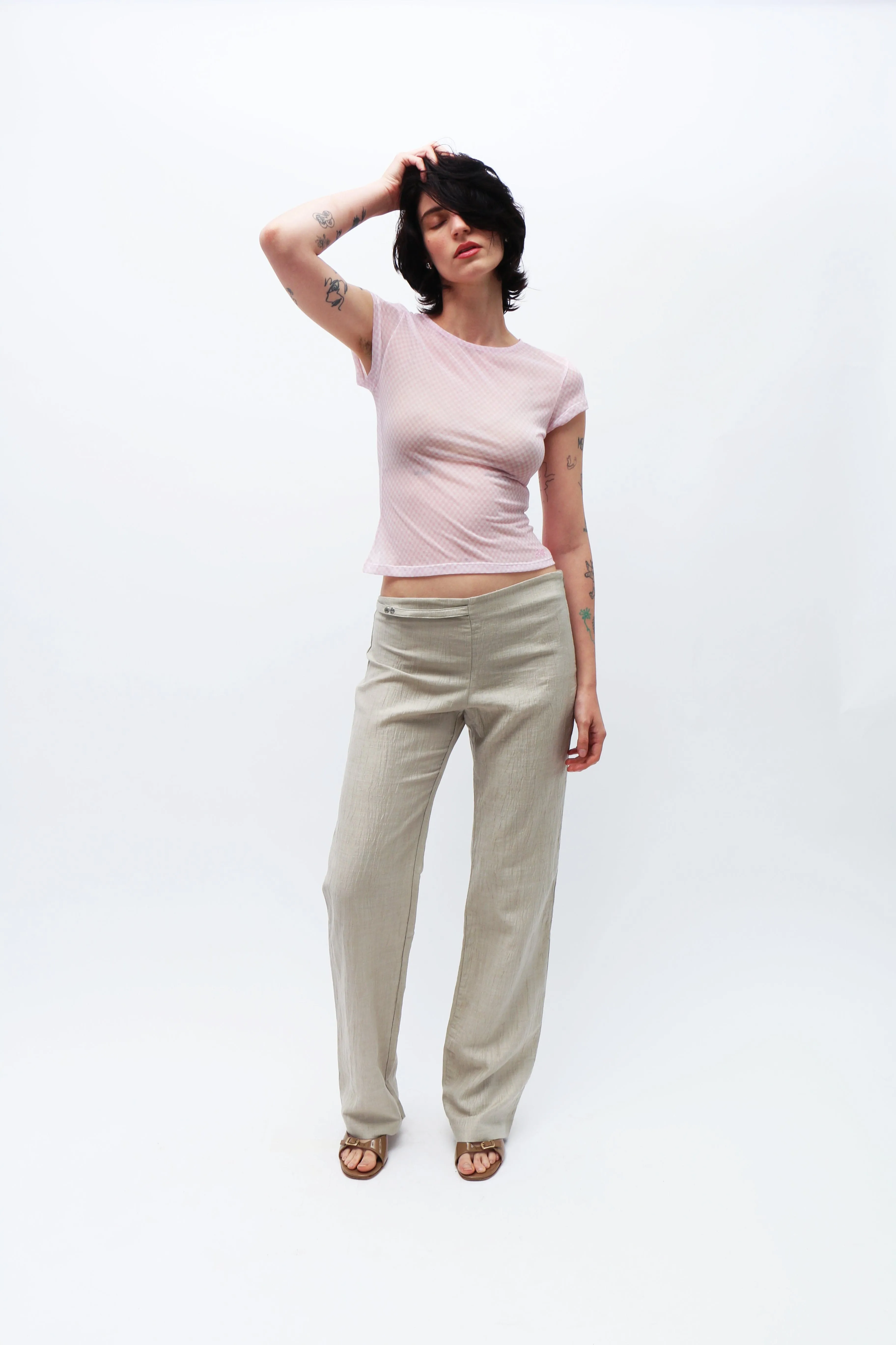 Beige Nico Trousers