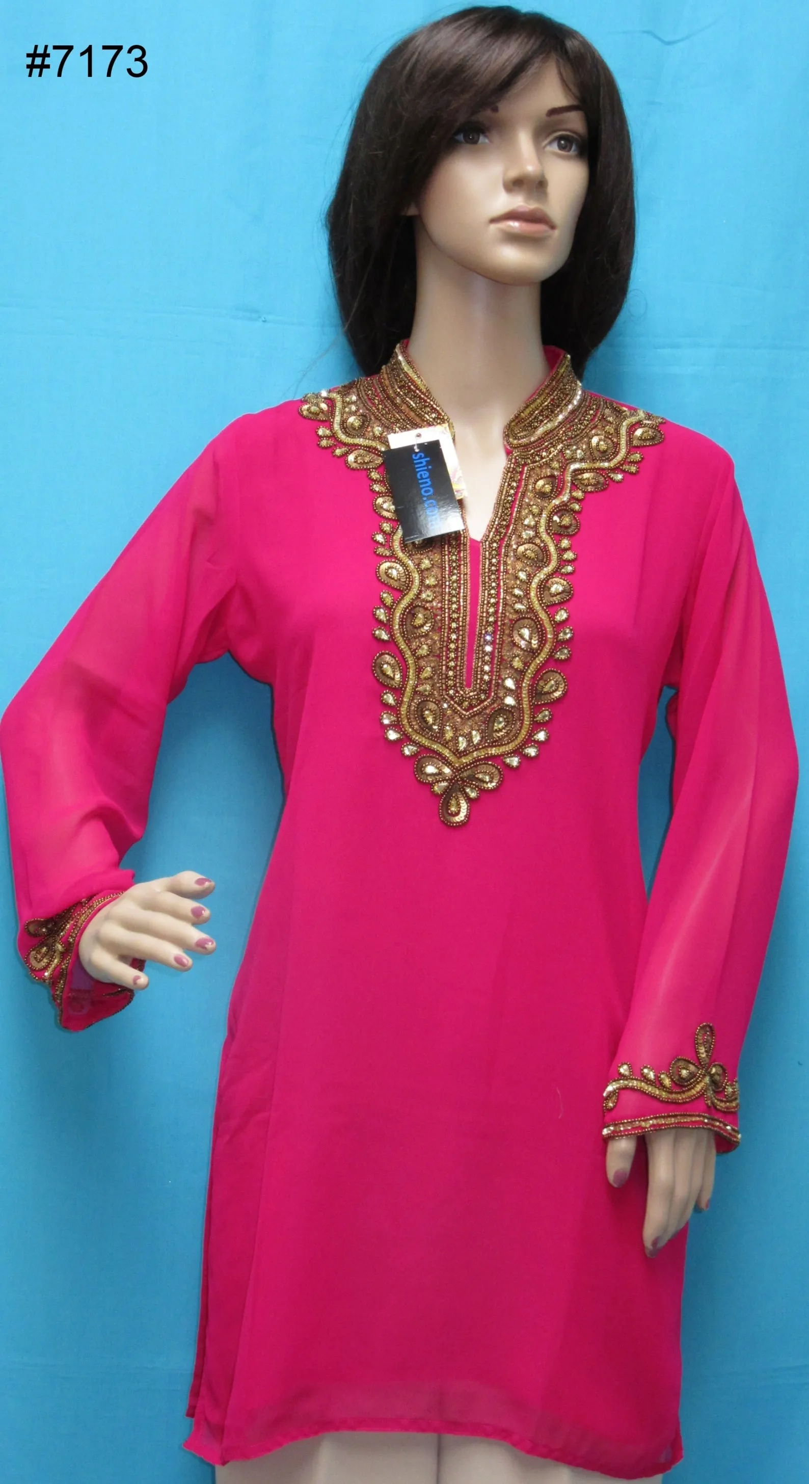 Blouse 8233 Georgette Assorted Tops Kurti Assorted Size