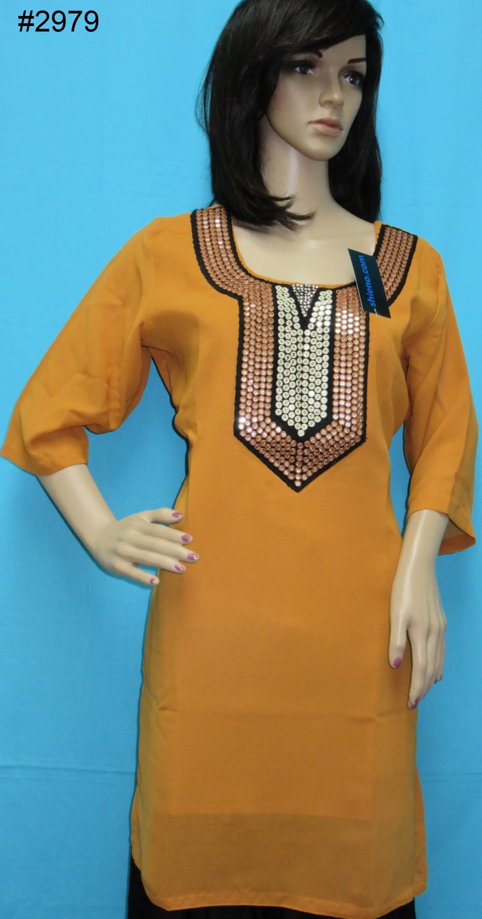 Blouse 8233 Georgette Assorted Tops Kurti Assorted Size