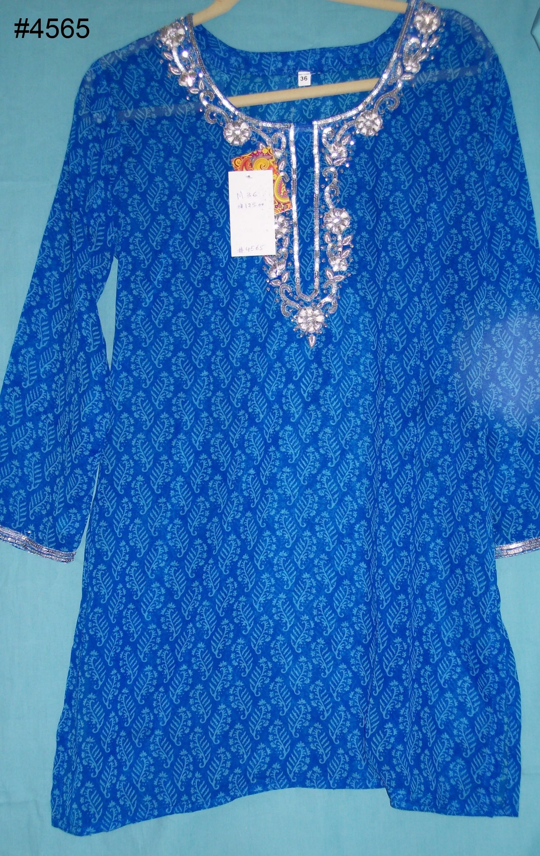 Blouse 8233 Georgette Assorted Tops Kurti Assorted Size