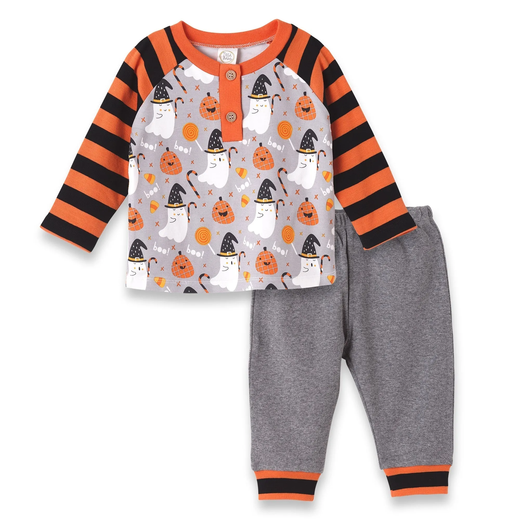 Boo Boys Halloween Tee & Pants