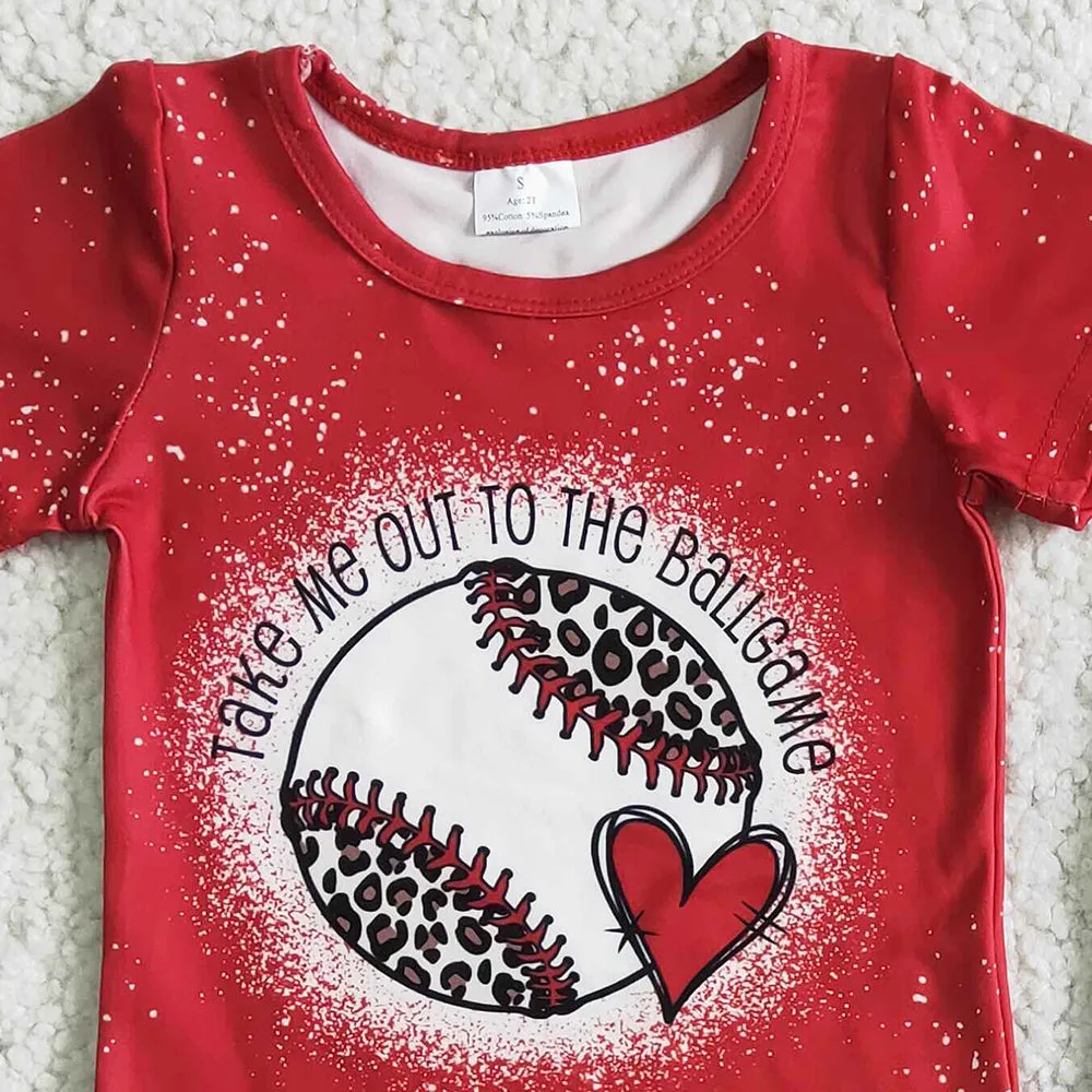 Boutique Girls Clothing Baseball Kids Clothes Girls Outfits GSPO0011