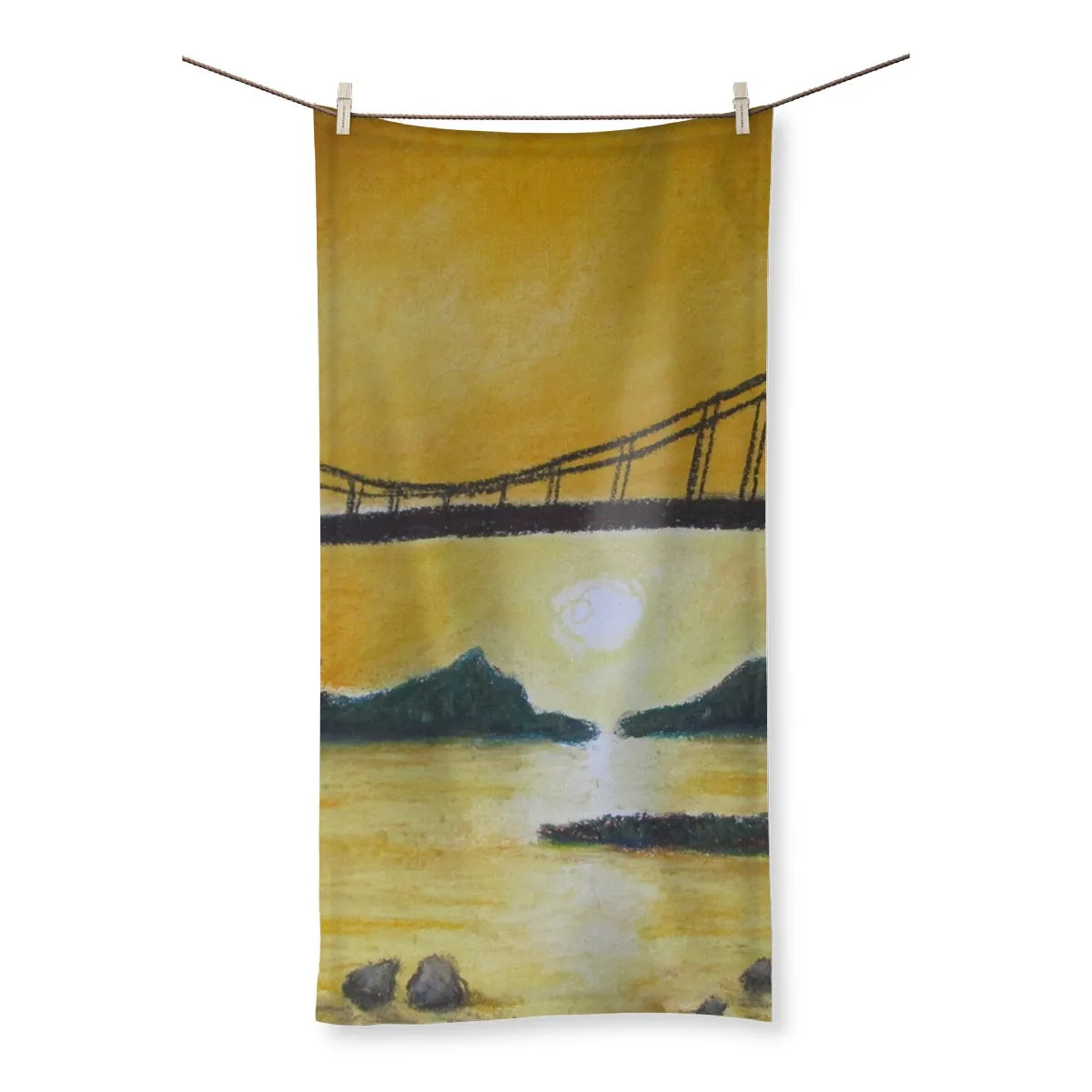 Bridge of Yellow ~ Towel