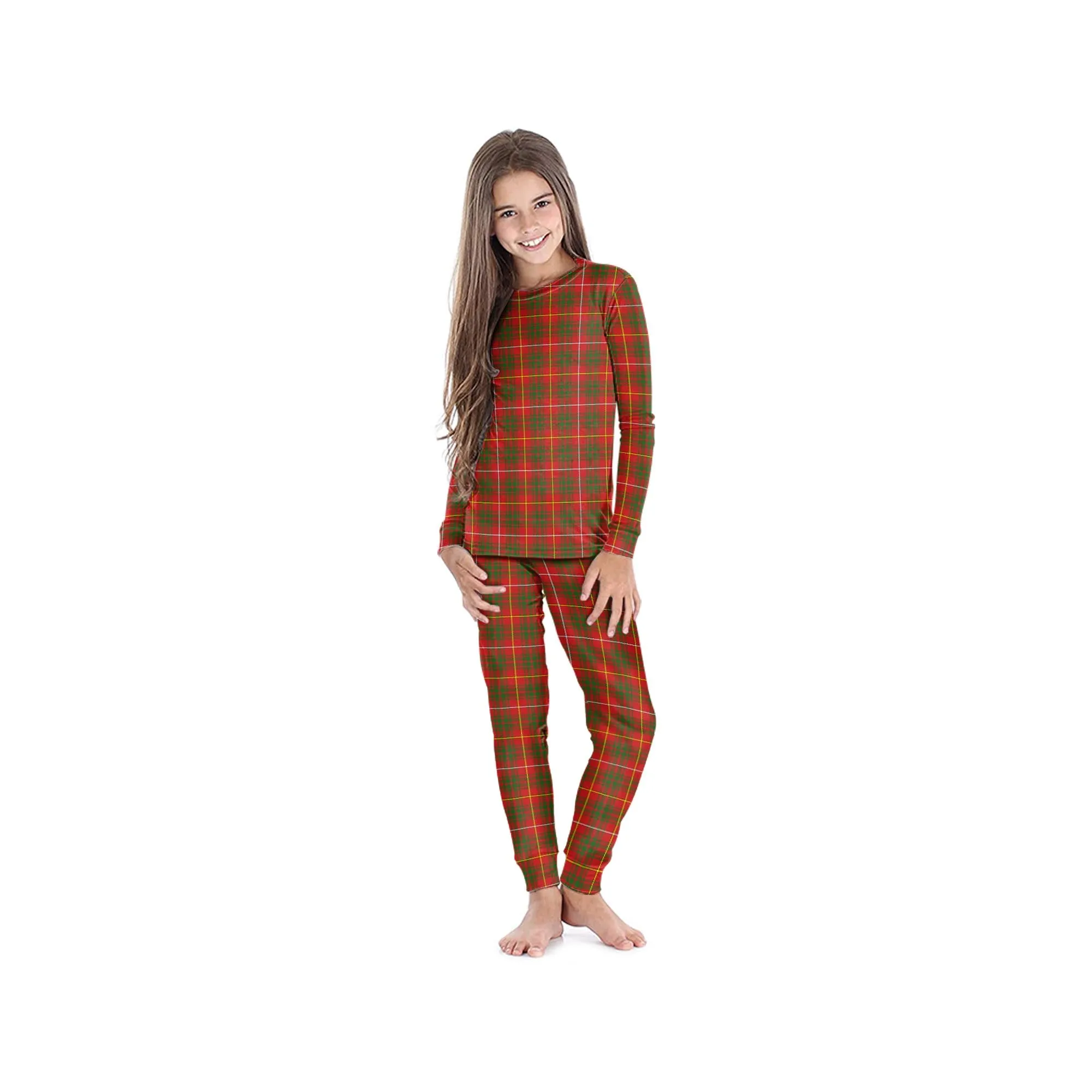 Bruce Modern Tartan Pajamas Family Set