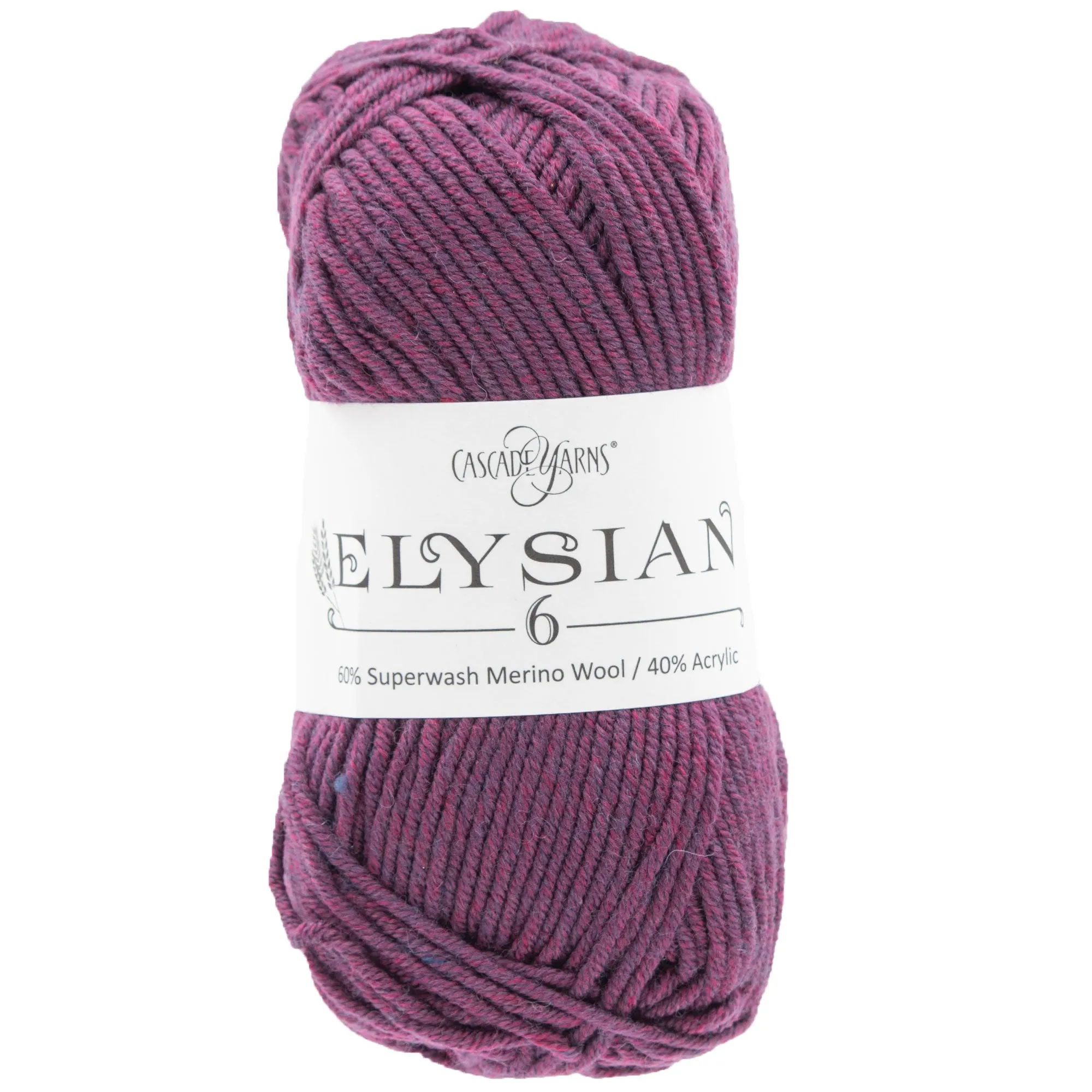 Cascade Yarns Elysian 6 Yarn - 78 Berry Heather