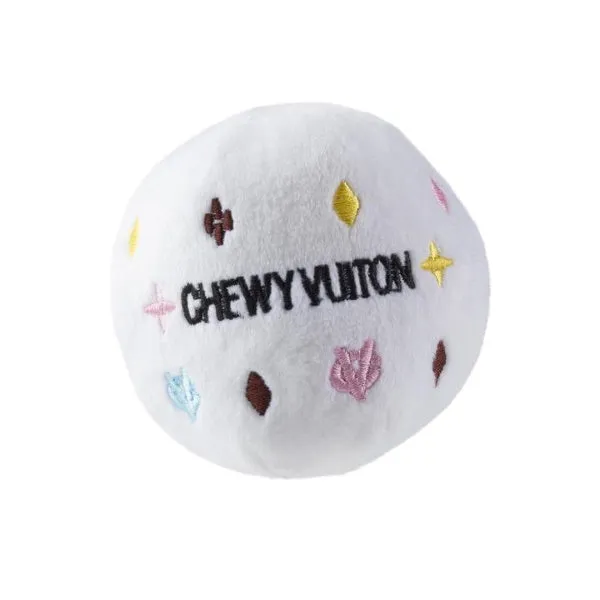 Chewy Vuiton White Ball Toy