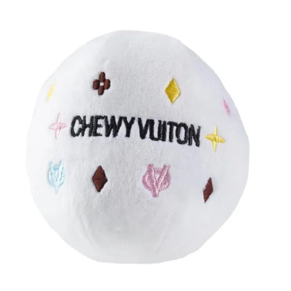 Chewy Vuiton White Ball Toy