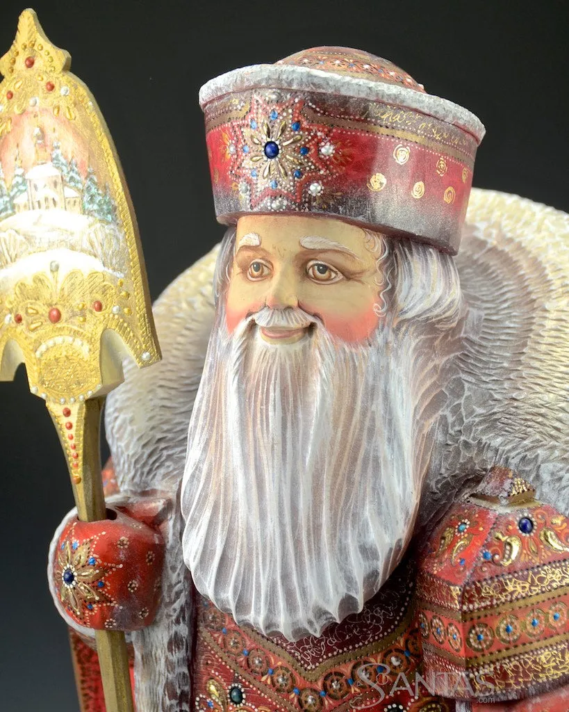 Christmas Elegance Jeweled Russian Santa