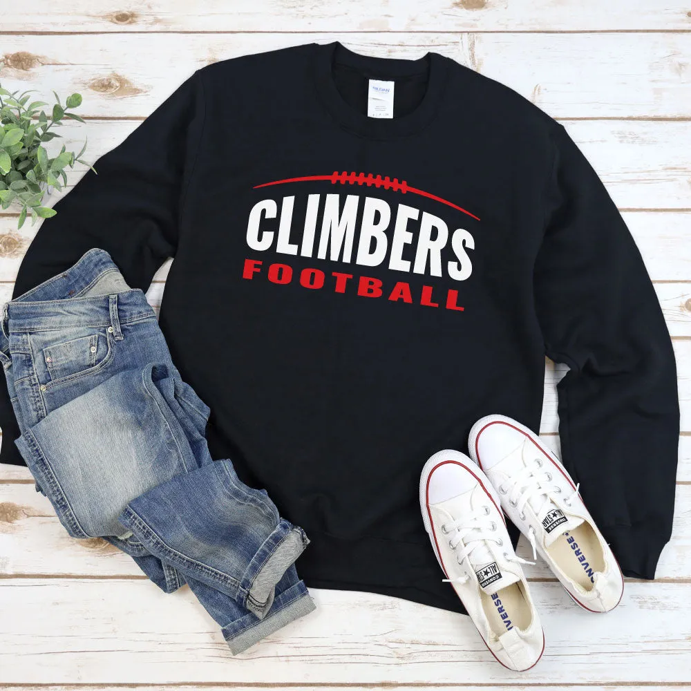 Climbers Football Arch with Football Laces Sweatshirt