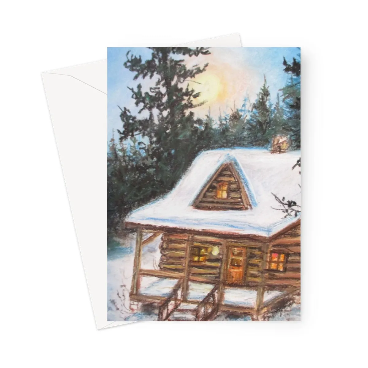 Cozy Cabin ~ Greeting Card