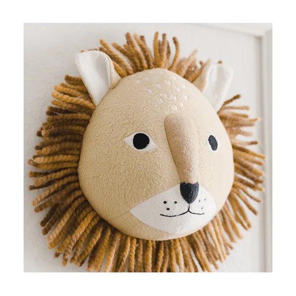 Crane Lion Plush Head Wall Décor - Kendi