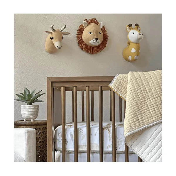 Crane Lion Plush Head Wall Décor - Kendi