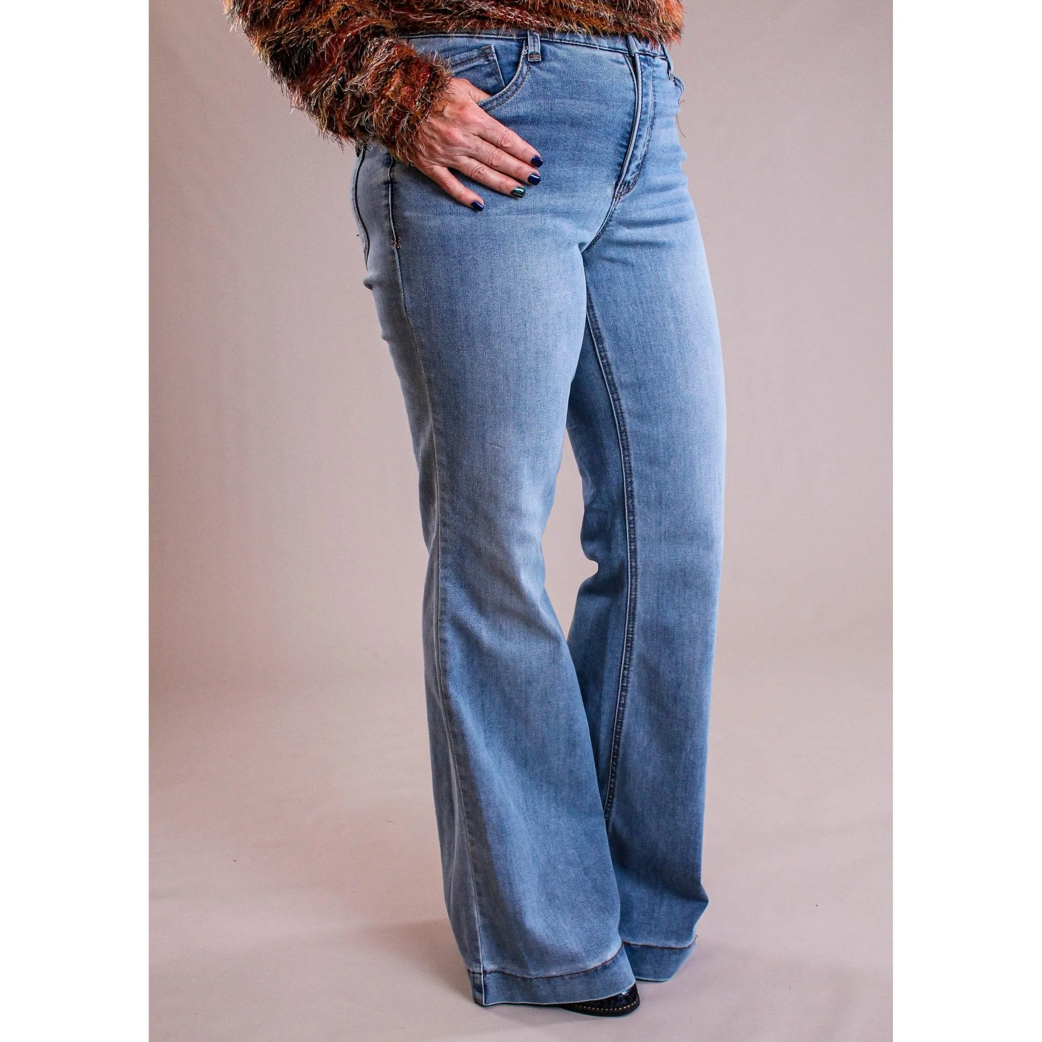 Democracy Absolution High Rise Retro Flare Jean