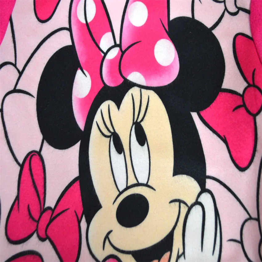 Disney Minnie Mouse Pink Fleece Toddler Pajamas