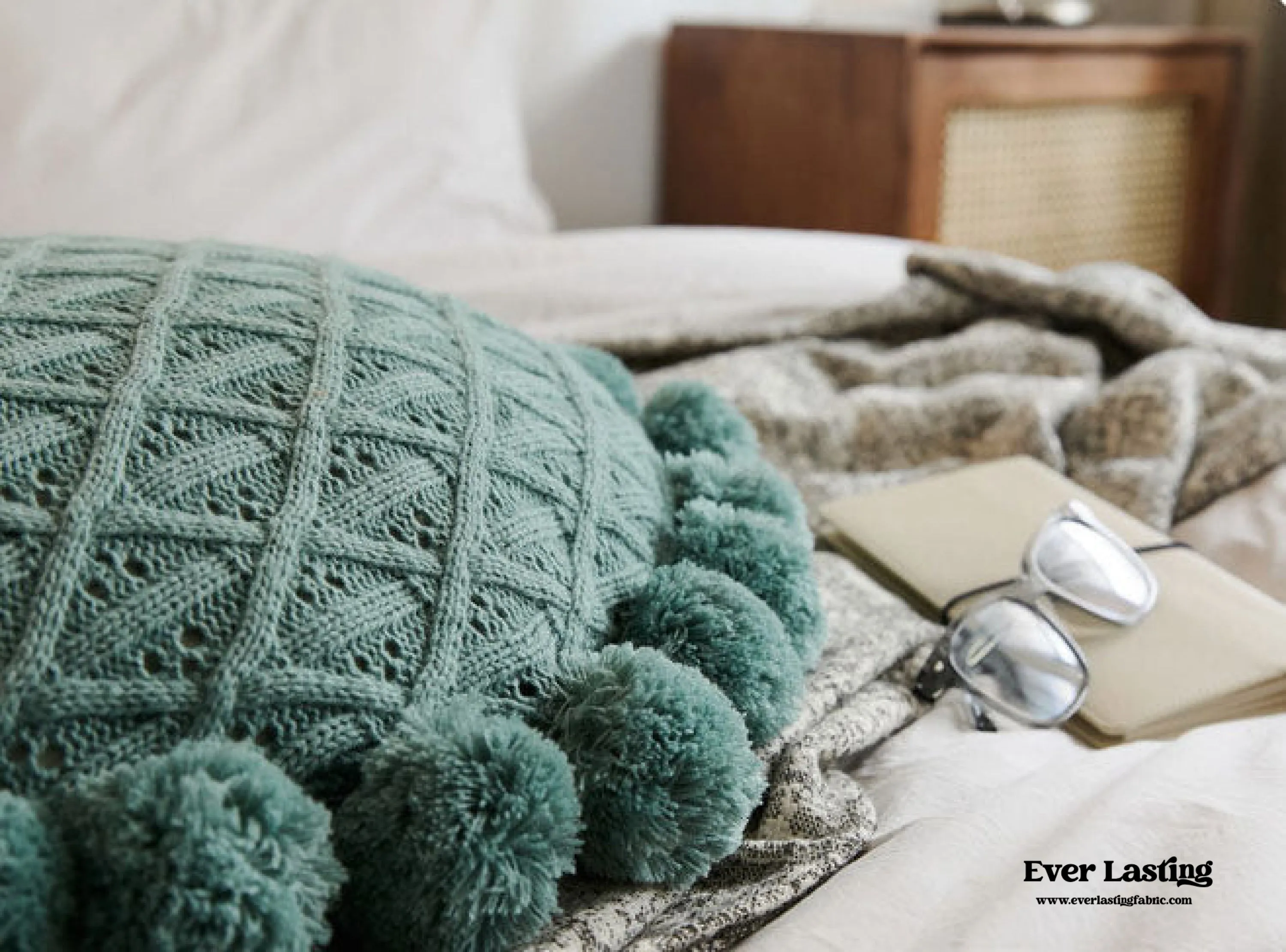 Fuzzy Ball Round Pillow (7 Colors)