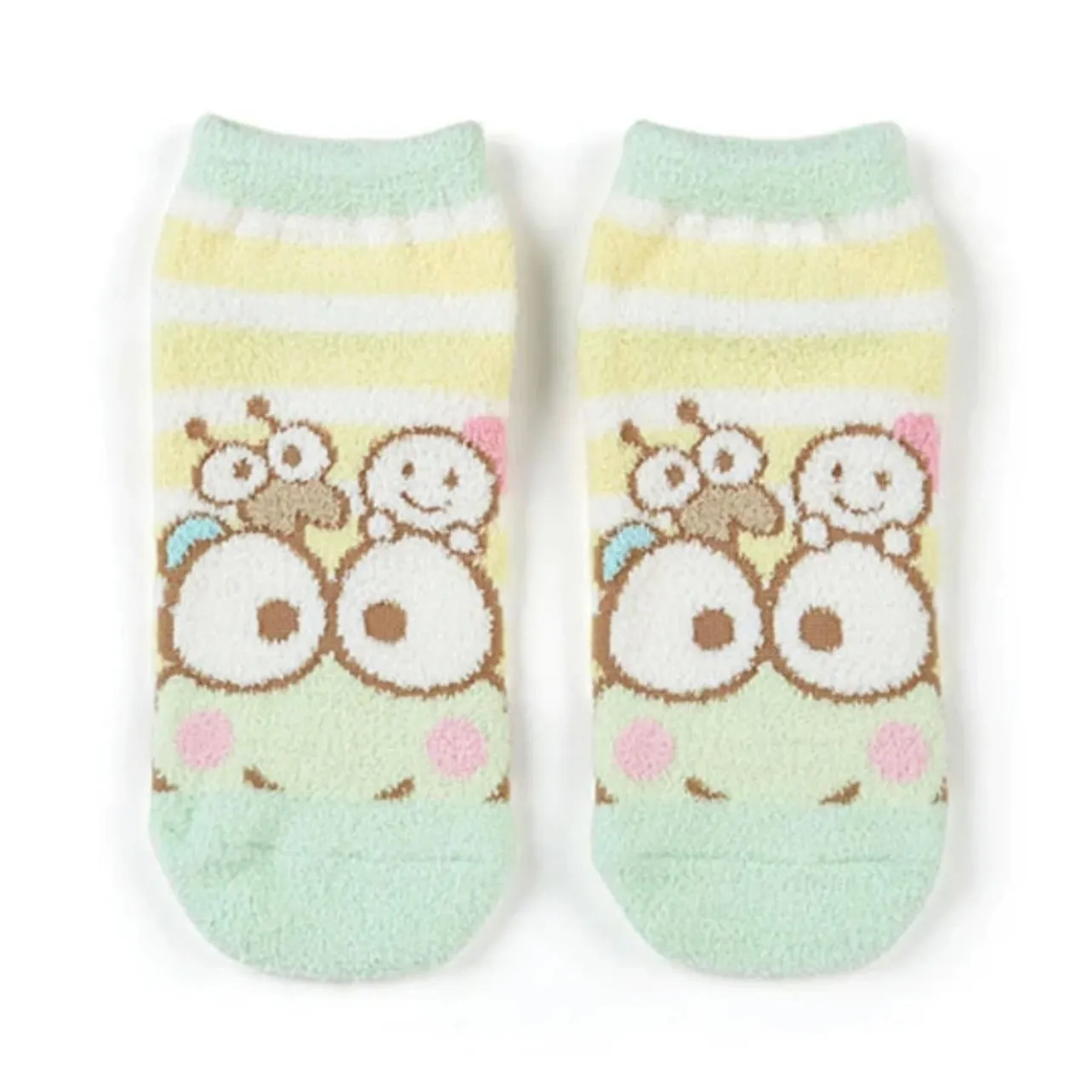 Fuzzy Cozy Sock (Stripes or Dots)