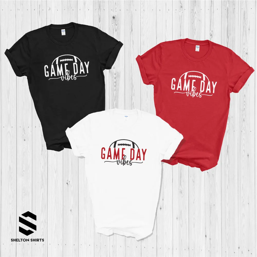 Game Day Vibes Football Mom Shirt