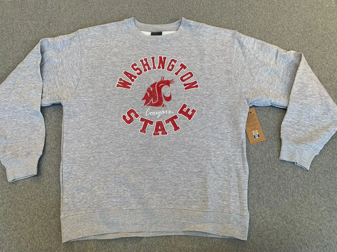 Gray "Washington State" WSU Crewneck