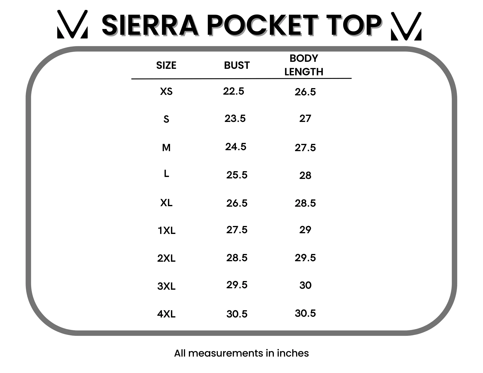 IN STOCK Sierra Pocket Tops - Grey