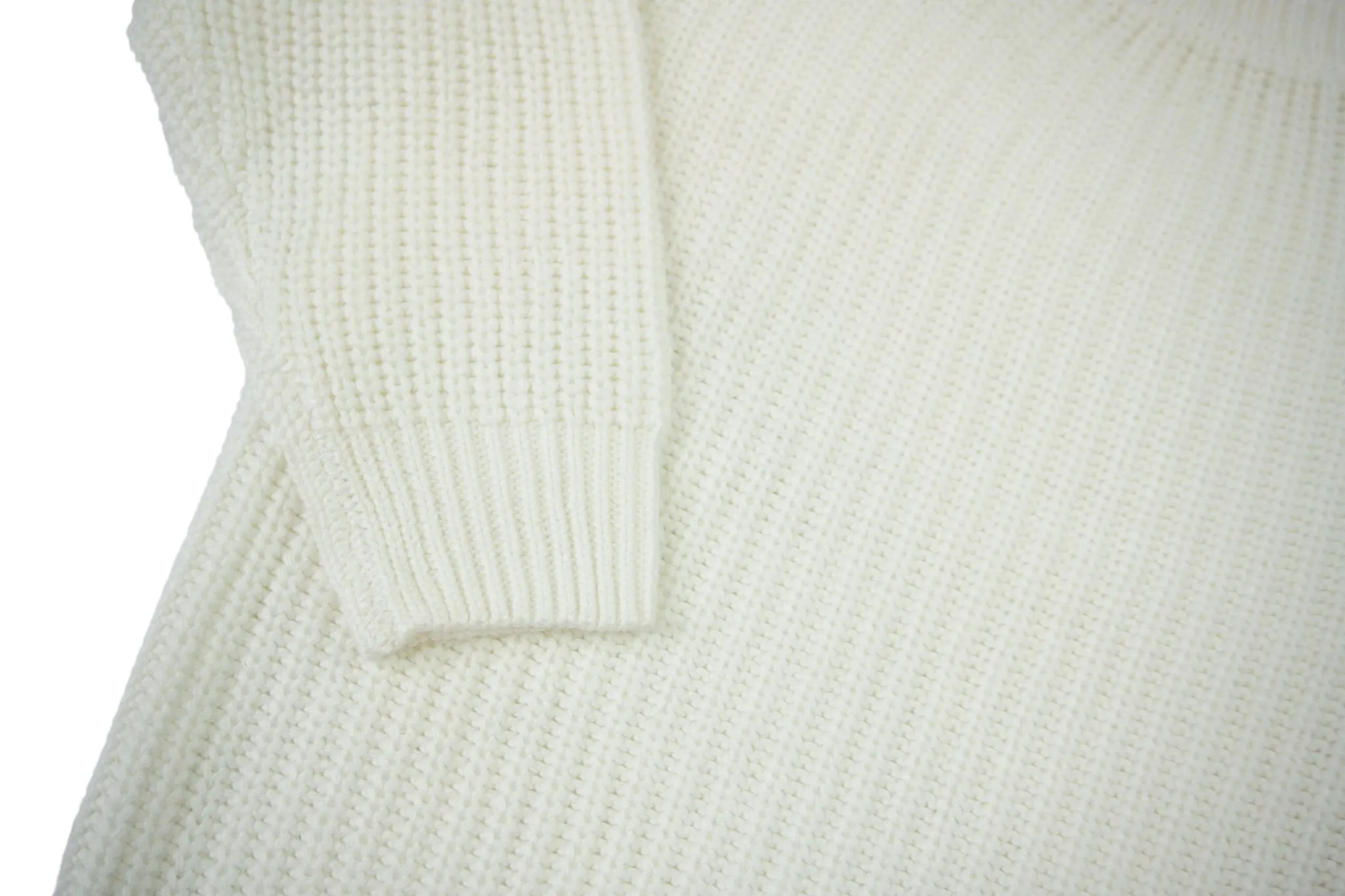 Ivory || Adult Chunky Knit Sweater