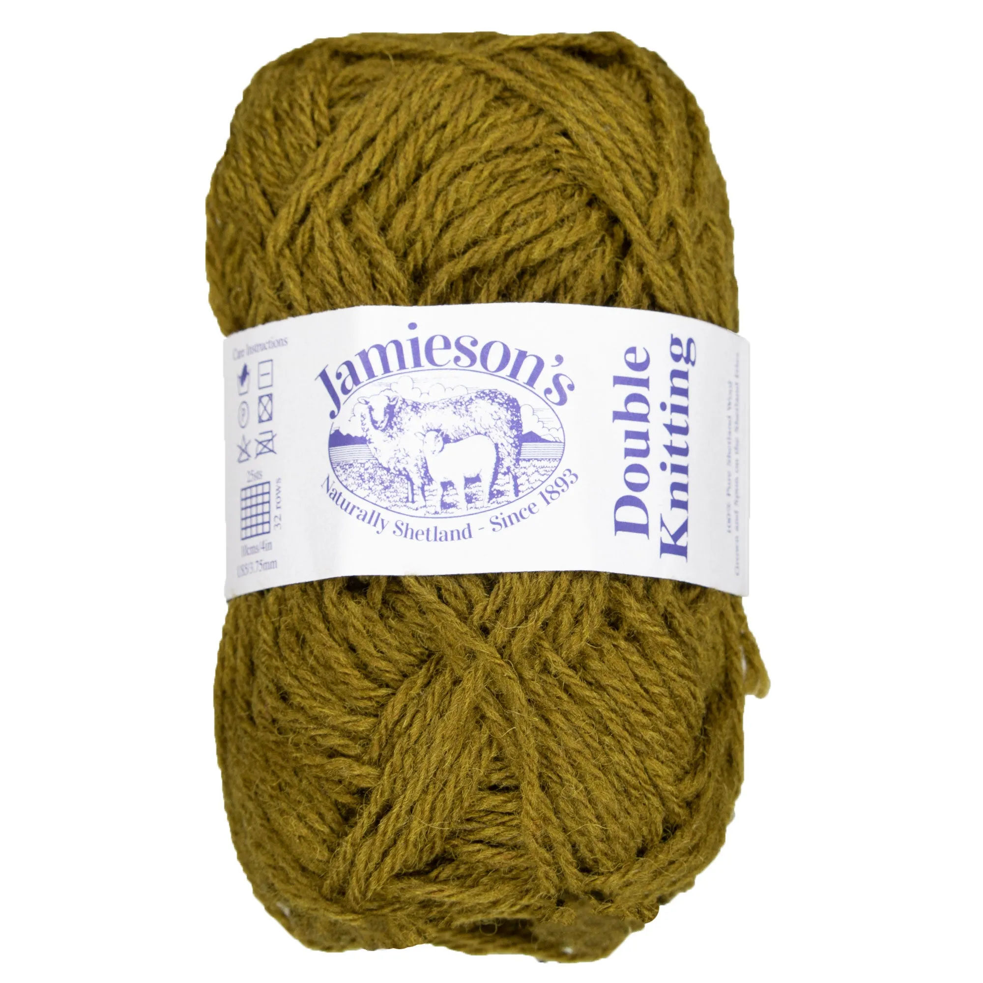 Jamieson's of Shetland Double Knitting Yarn - 429 Old Gold