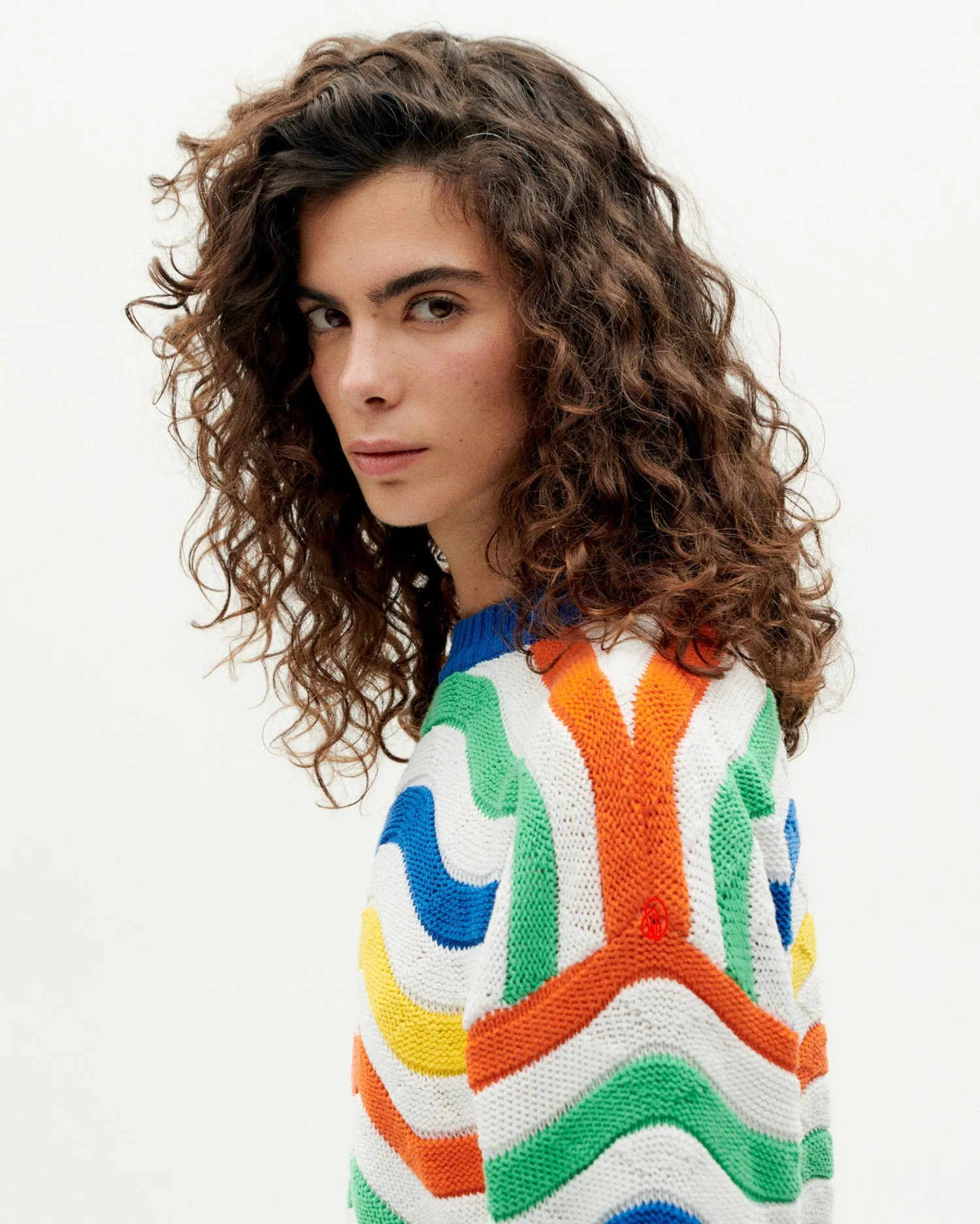 Jo Knitted Sweater Multicolor Stripes