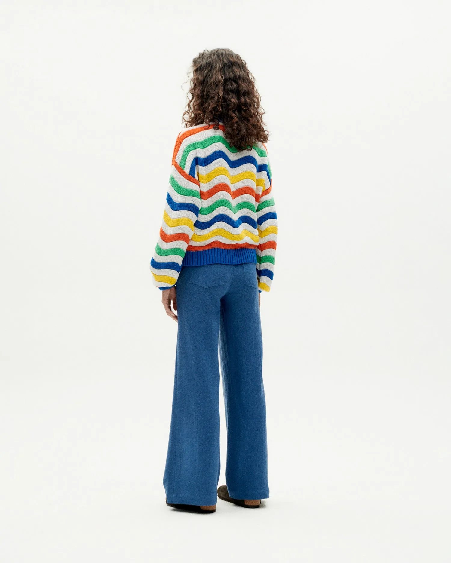 Jo Knitted Sweater Multicolor Stripes