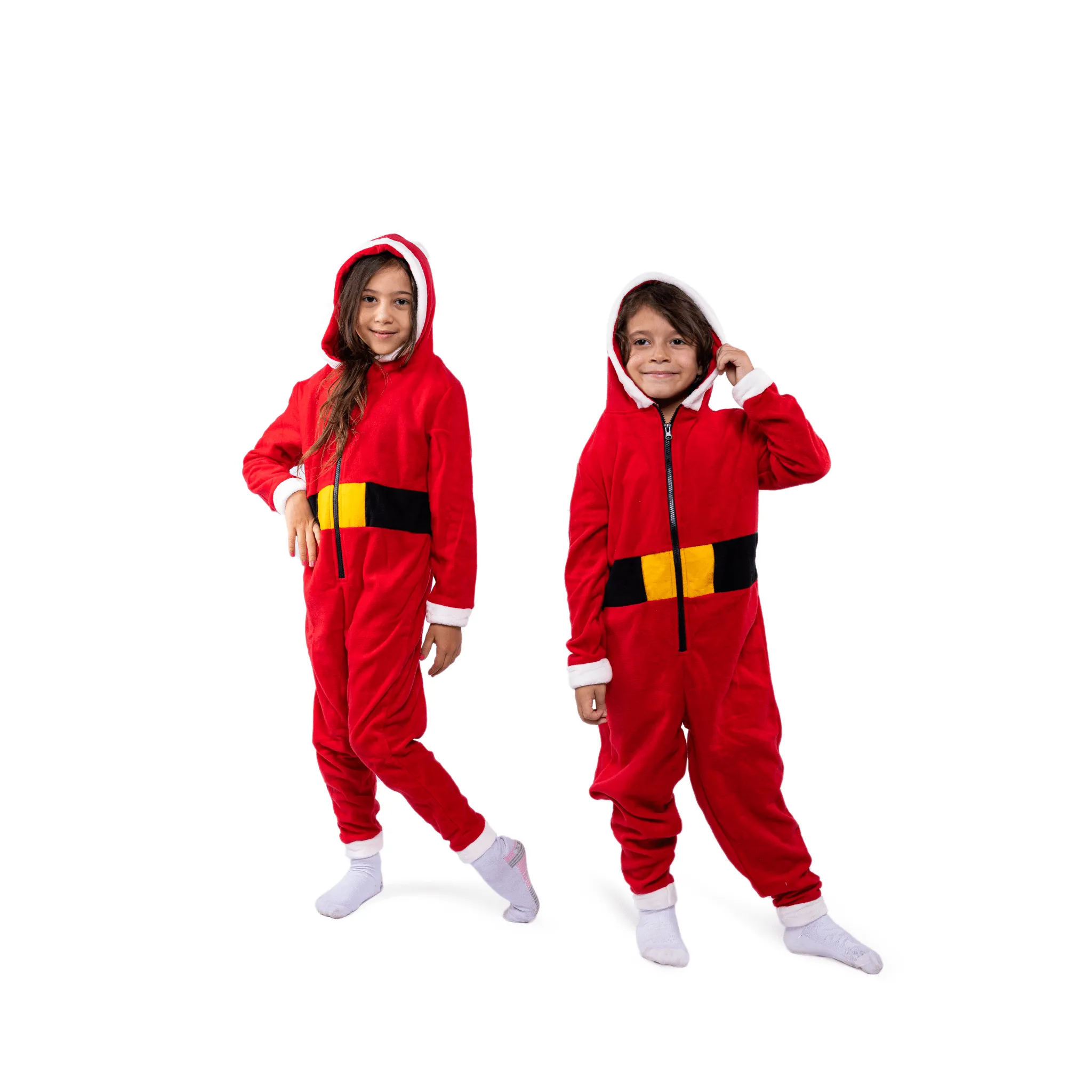 Kids Christmas Salopette (Onesie) - Red