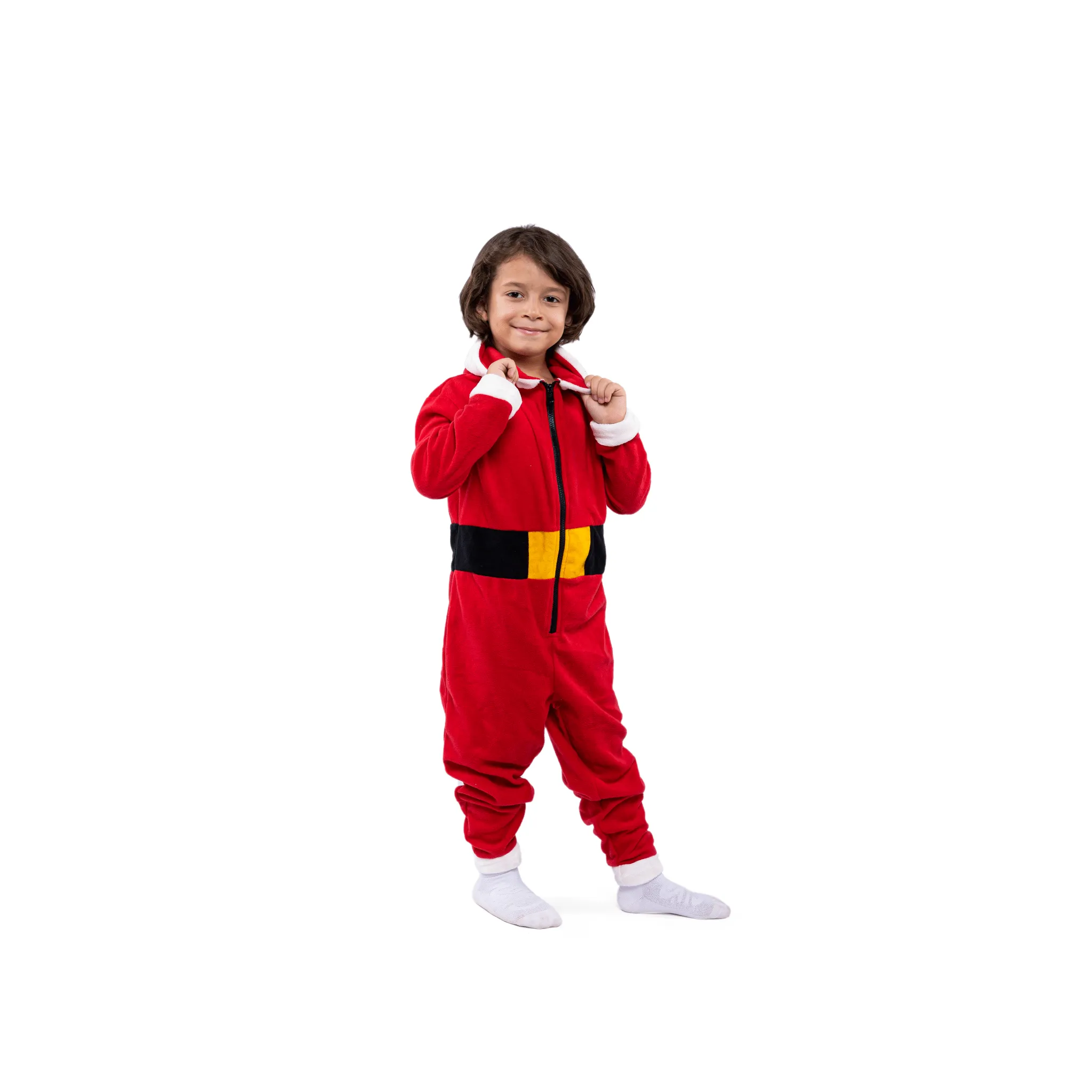 Kids Christmas Salopette (Onesie) - Red