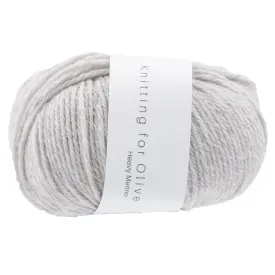 Knitting for Olive Heavy Merino Yarn - Pearl Gray