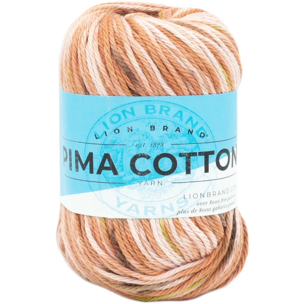 Lion Brand Pima Cotton Yarn - Auburn 85g