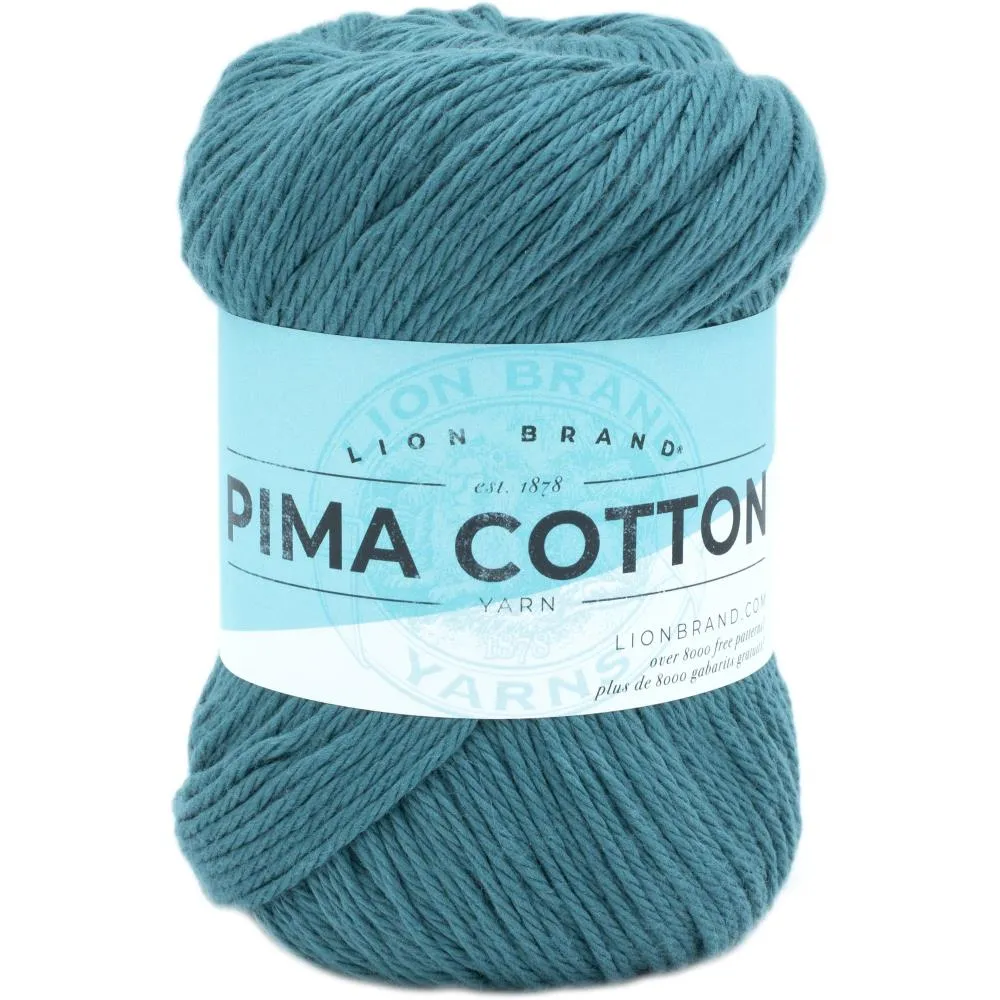 Lion Brand Pima Cotton Yarn - Dragonfly 100g