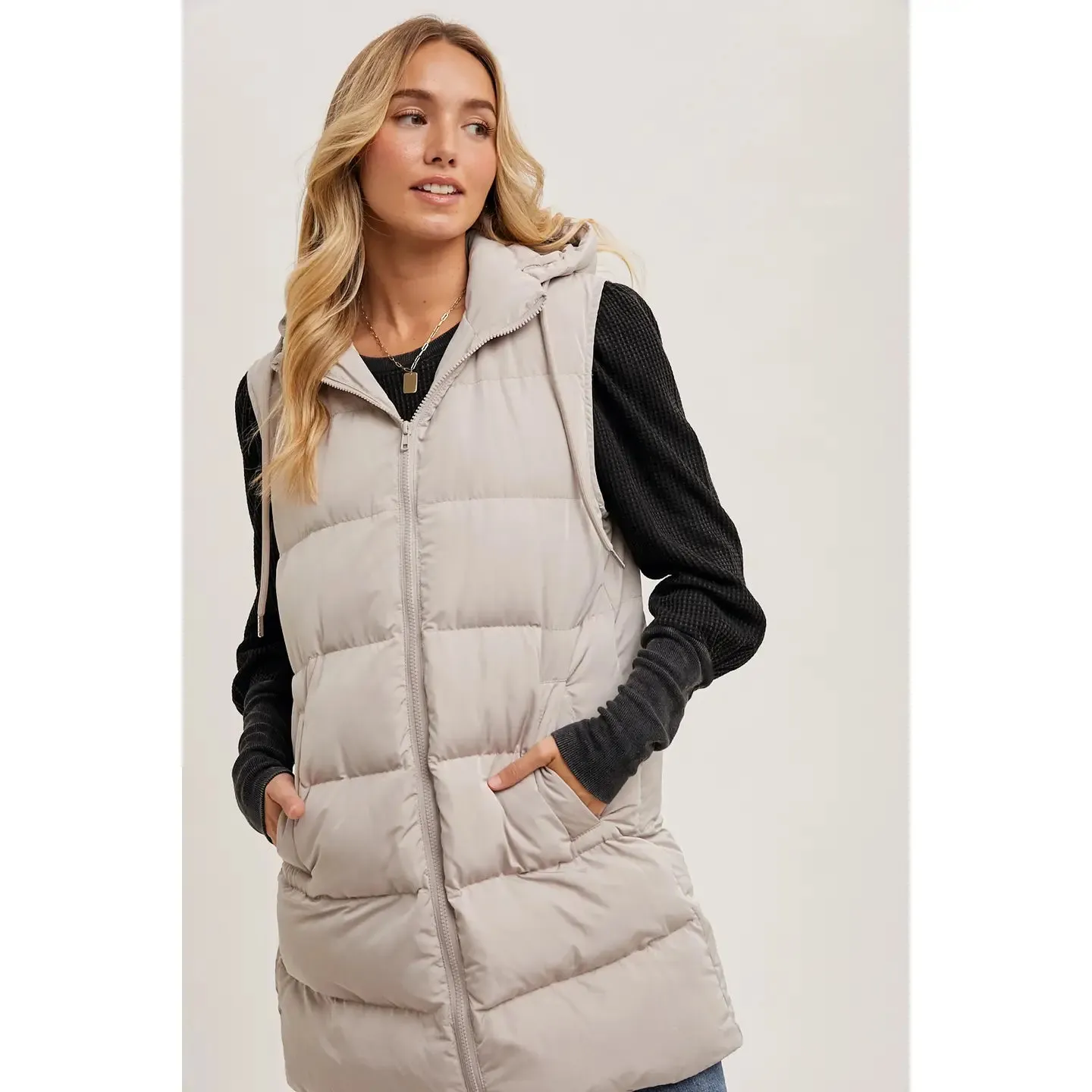 Maeve Longline Puffer Vest