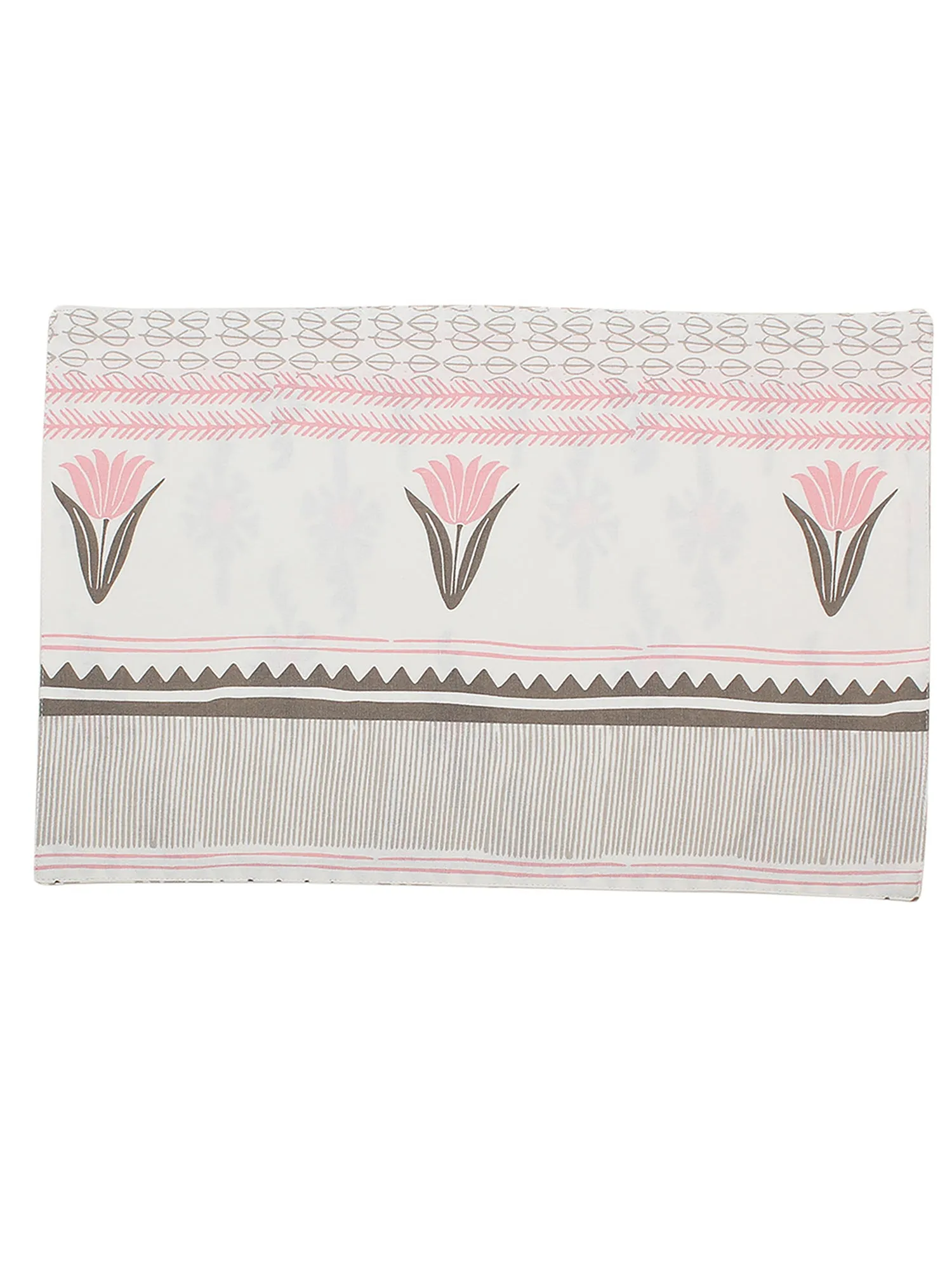 Mrinaal - Set Of 2 Placemats (Pink)