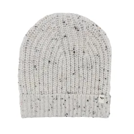 oh baby! Speckled Knit Watchcap Hat - Snowy