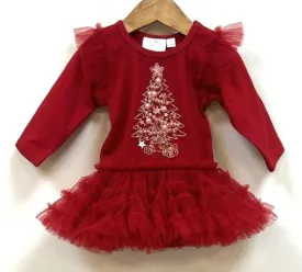 Ooh La, La Couture Baby Holiday Jingle Ball Onesie Tutu Dress