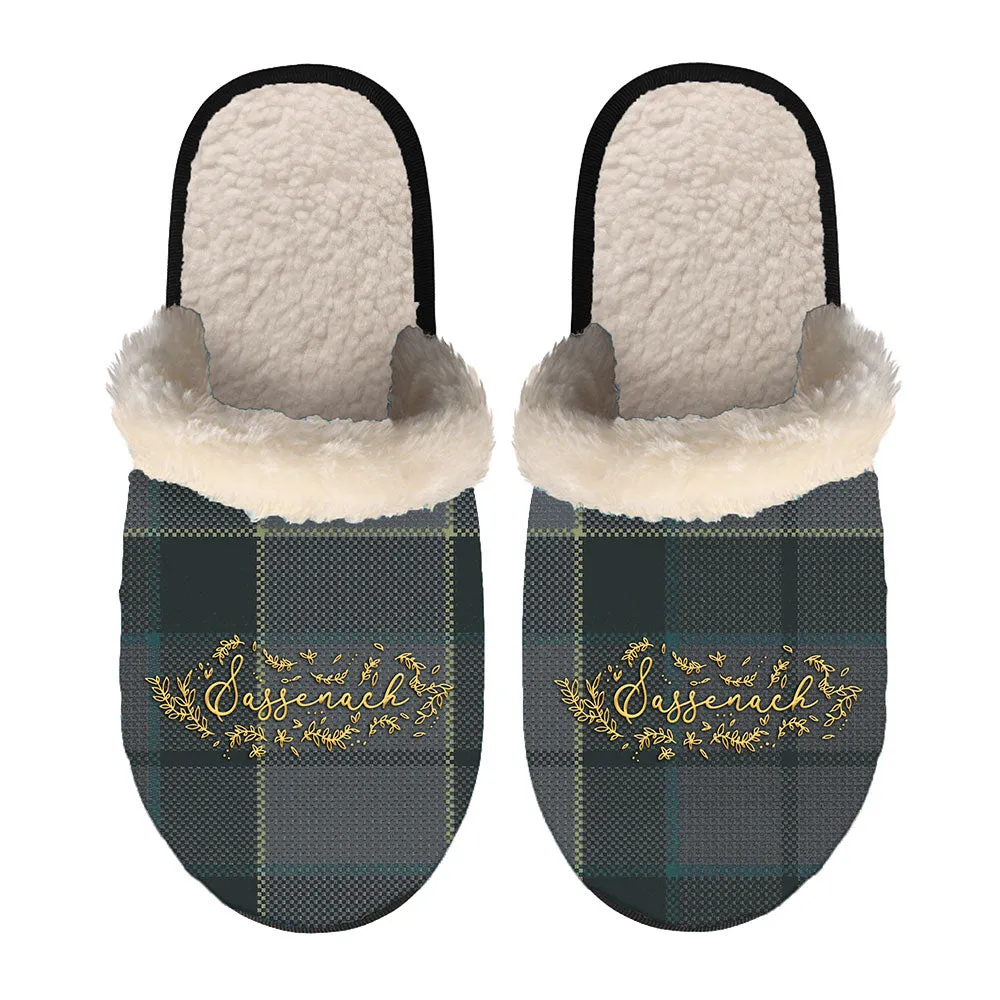 Outlander Sassenach Tartan Slippers