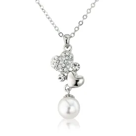 Pearls and Love Hearts Pendant