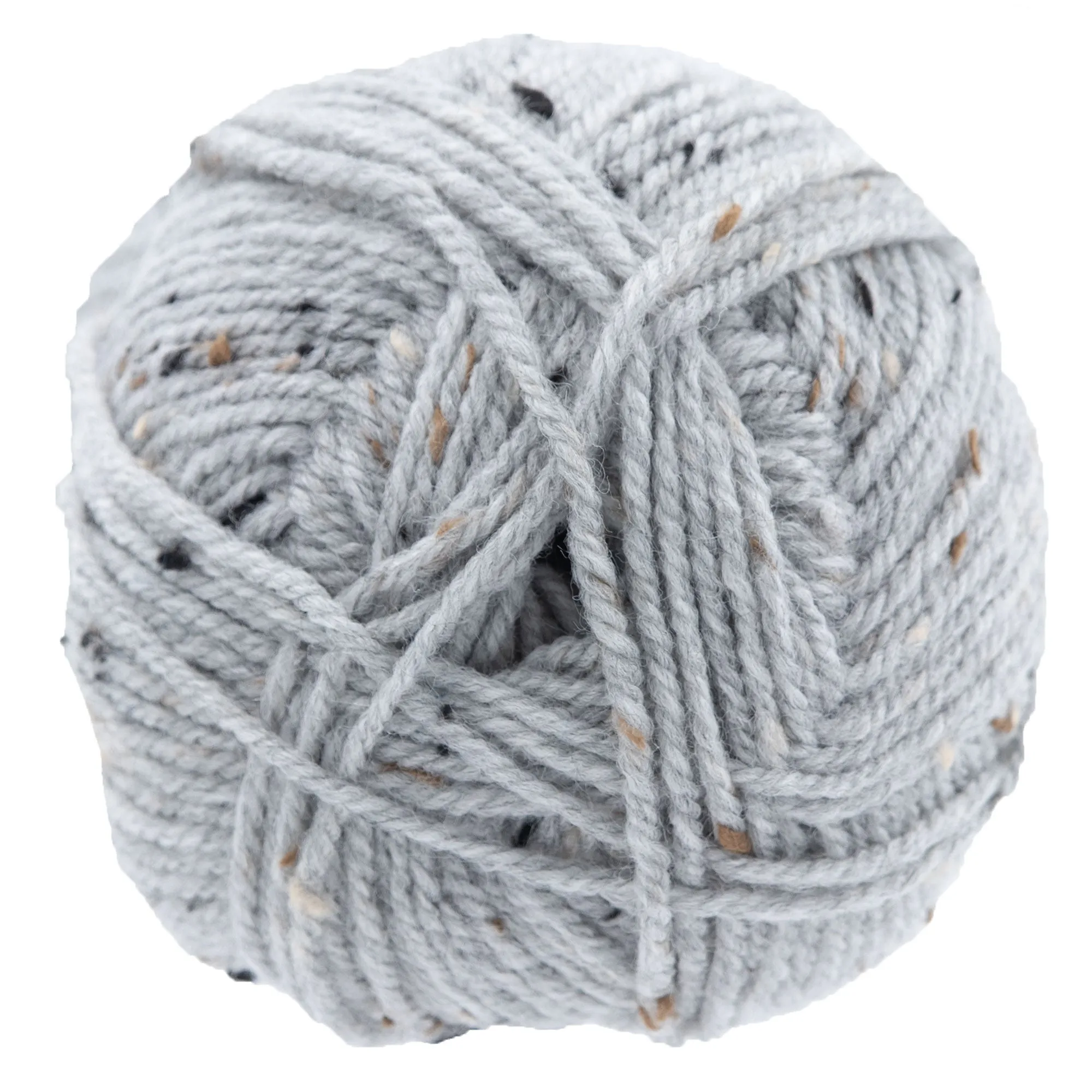 Plymouth Yarn Encore Tweed Yarn - 6007 Light Grey Heather