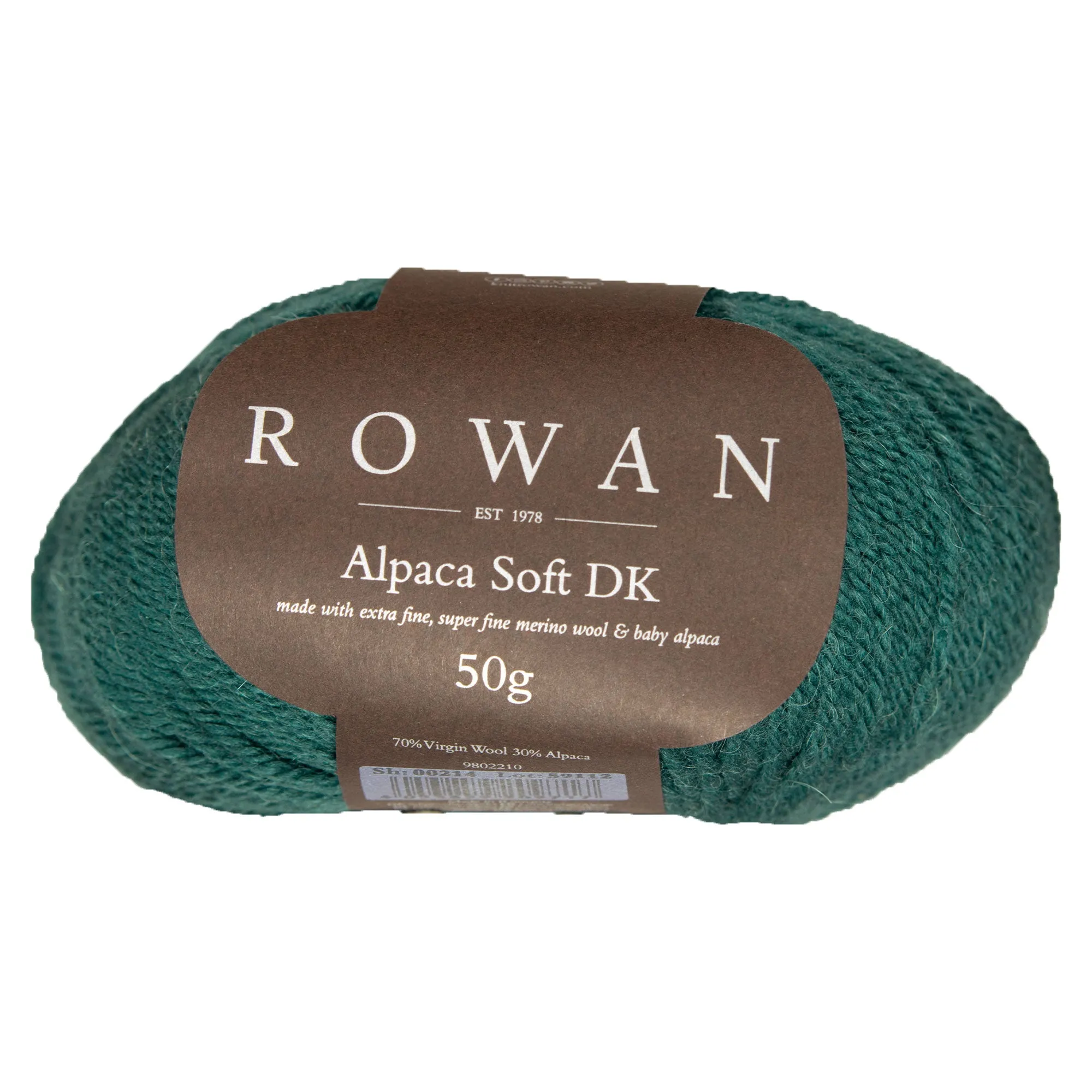 Rowan Alpaca Soft DK Yarn - 214 Hunter Green