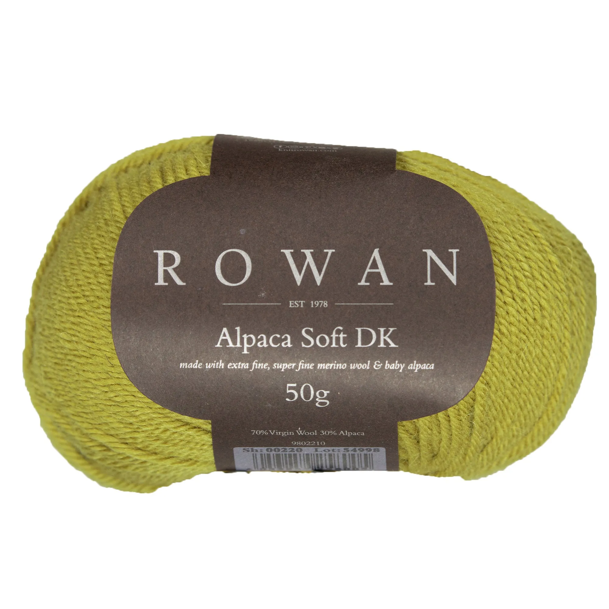 Rowan Alpaca Soft DK Yarn - 220 Autumn Gold