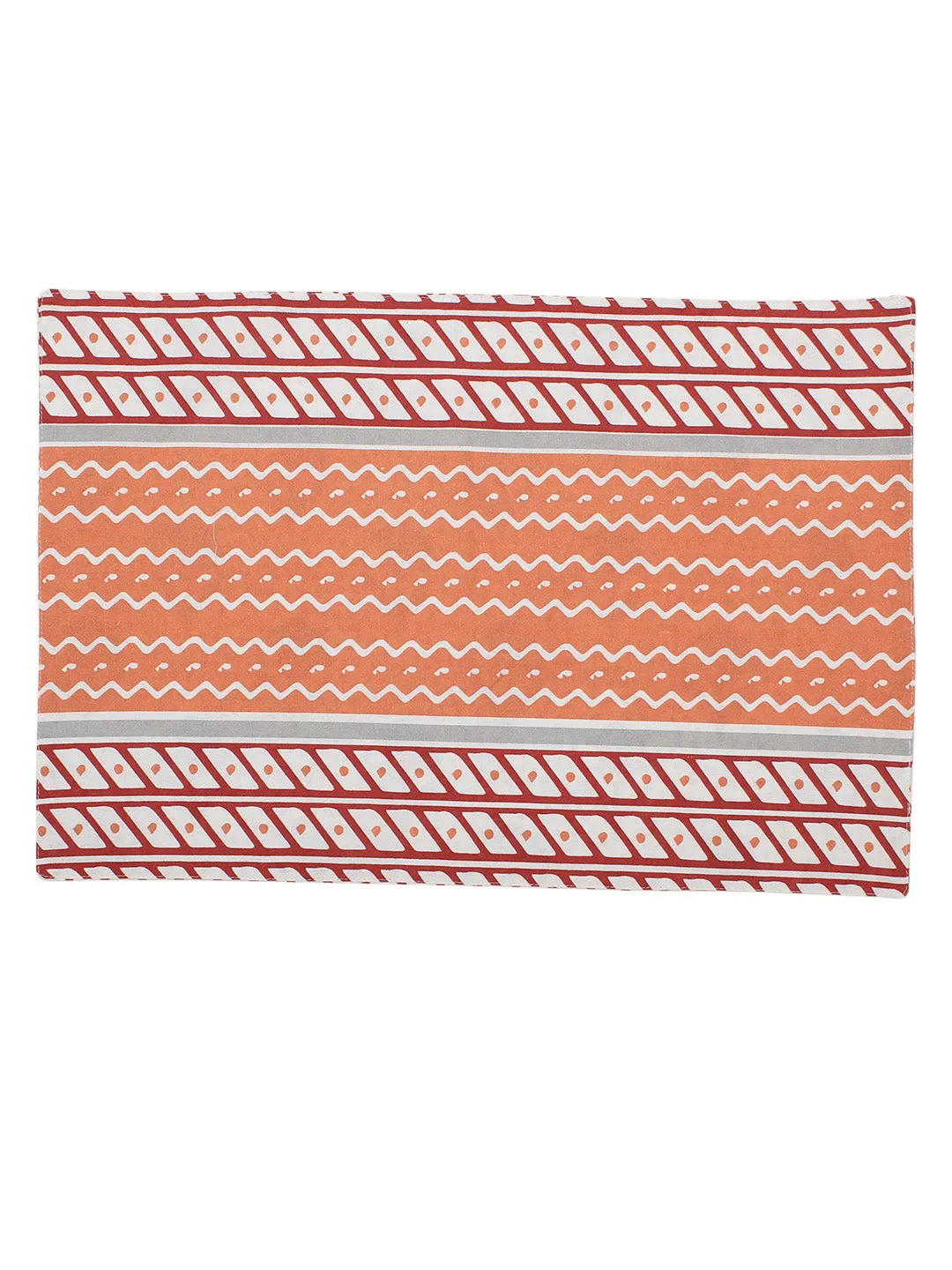 Sarovar - Set Of 4 Placemats (Red)