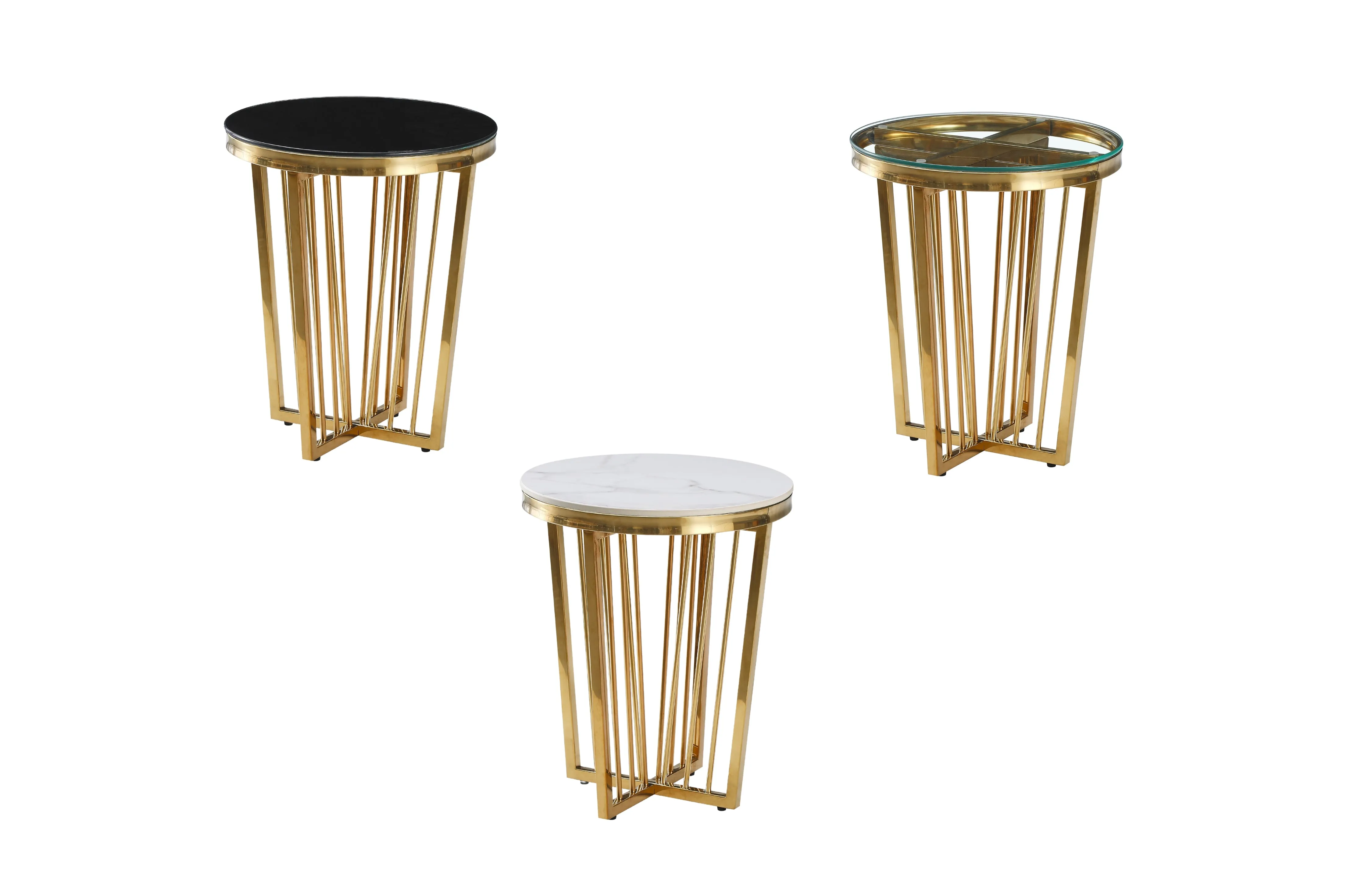 Serena Coffee Table & Side Table Collection - 3 Colours Available